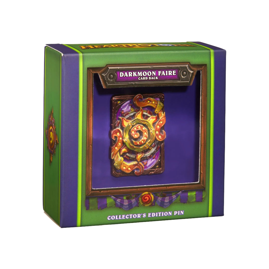 Pin Collector Hearthstone Darkmoon Faire – Dos de carte