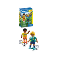 PLAYMOBIL My Life - Joueurs de football 72058 – 8 pièces