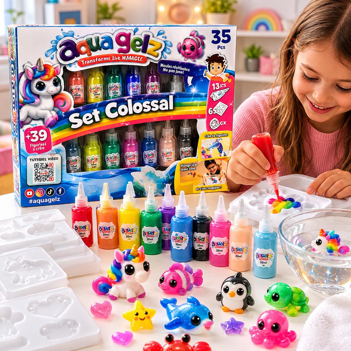 Coffret Aqua Gelz Set Colossal – 35 pièces