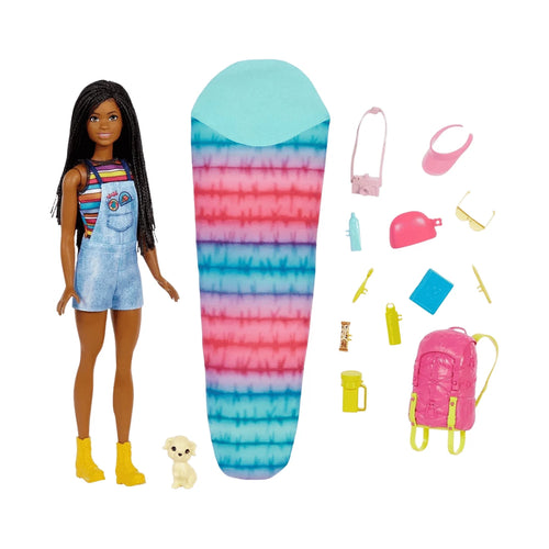 Barbie Brooklyn et son chiot - Set de camping avec accessoires