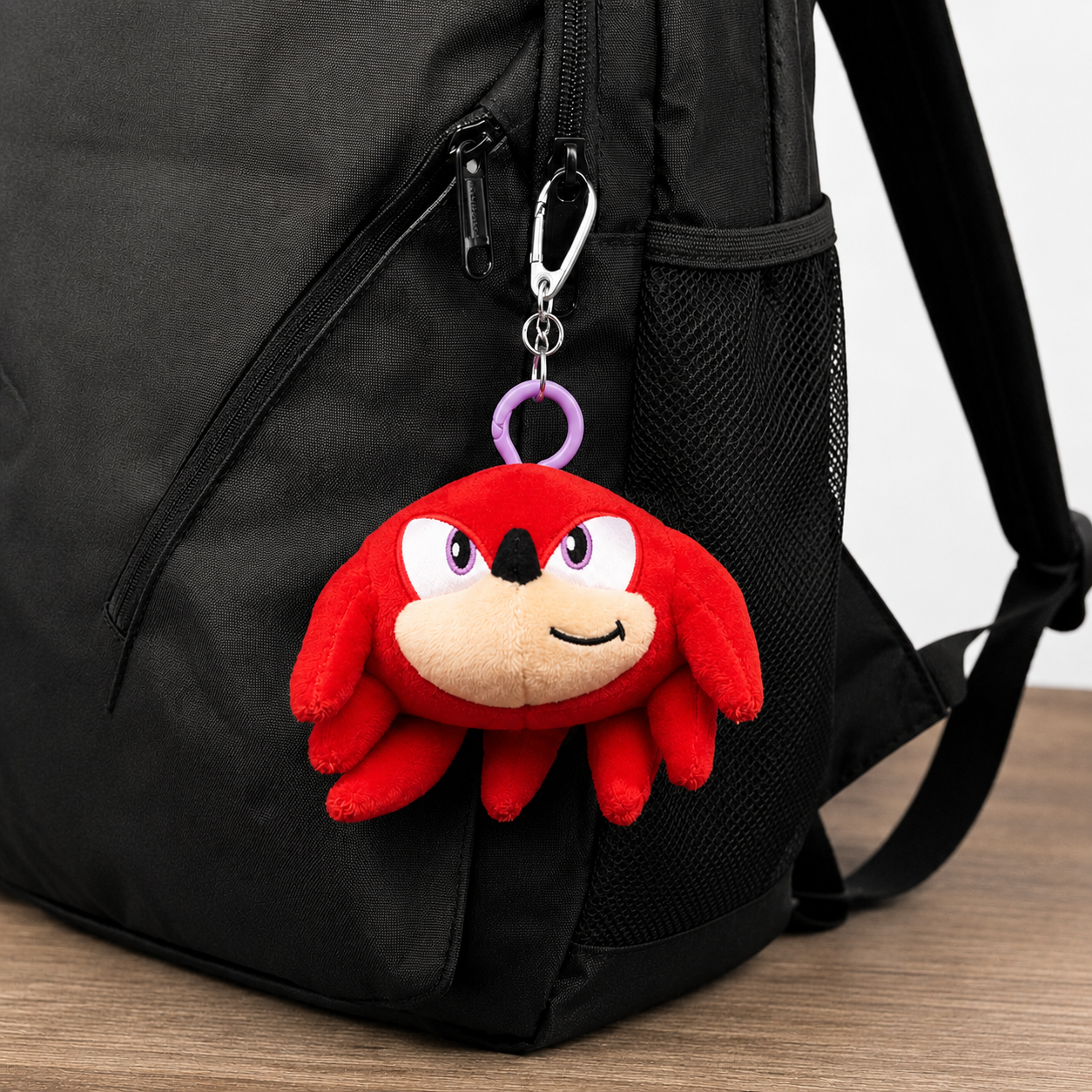 Sonic the Hedgehog - Porte-clés Peluche Knuckles - 8 cm
