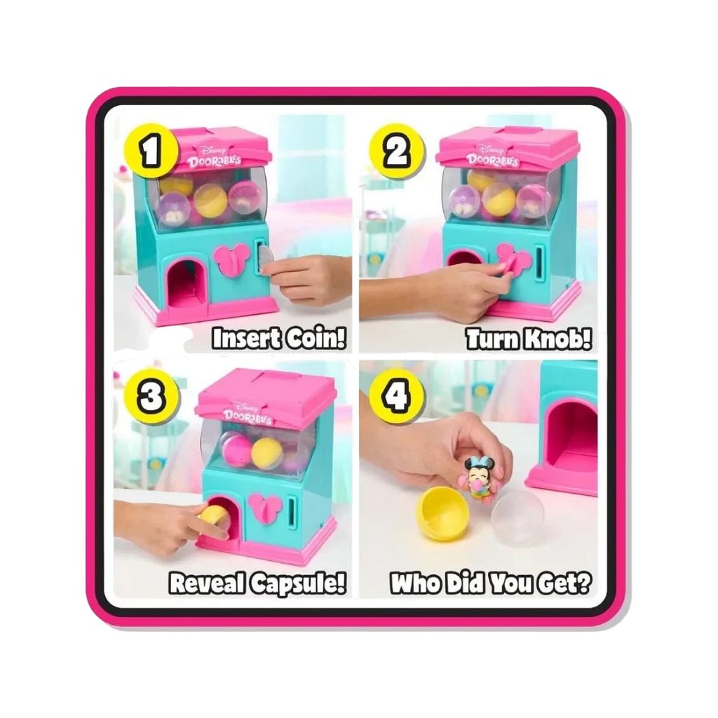 Disney Doorables Squish’Alots Squish Machine – 6 figurines
