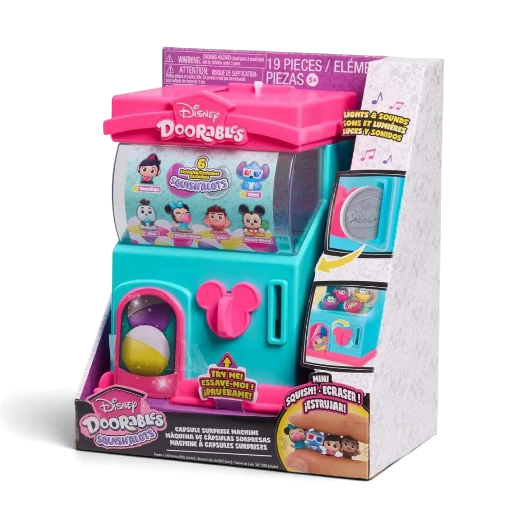 Disney Doorables Squish’Alots Squish Machine – 6 figurines