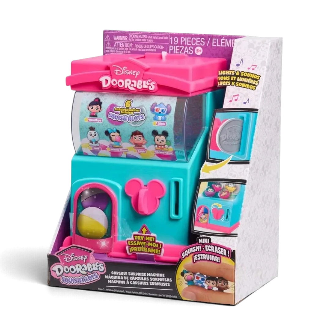 Disney Doorables Squish’Alots Squish Machine – 6 figurines