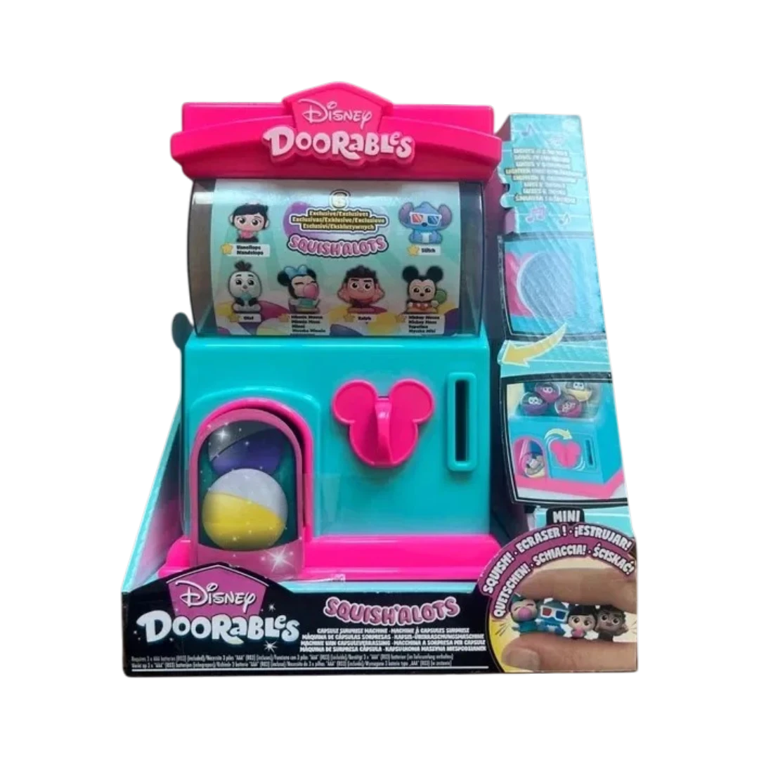 Disney Doorables Squish’Alots Squish Machine – 6 figurines