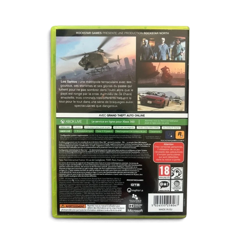 Xbox 360 - Grand Theft Auto V GTA 5