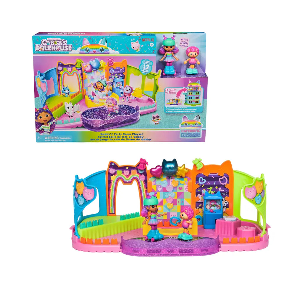 Gabby et la Maison Magique - Coffret Salle de Fête avec 2 Figurines