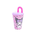 Sanrio - Gobelet avec paille Kuromi