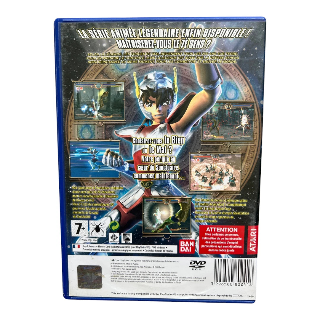 Playstation 2 -Saint Seiya Les Chevaliers du Zodiaque – Le Sanctuaire - Complet