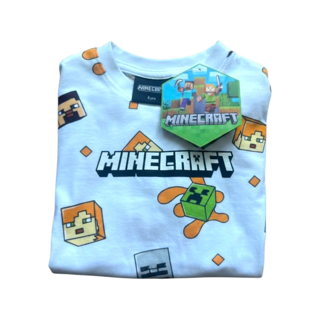 Minecraft - T-shirt enfant  – Taille 6 ans