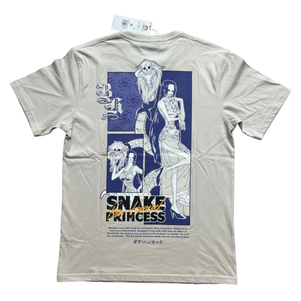 One Piece x Celio - T-shirt Boa Hancock Snake Princess Beige