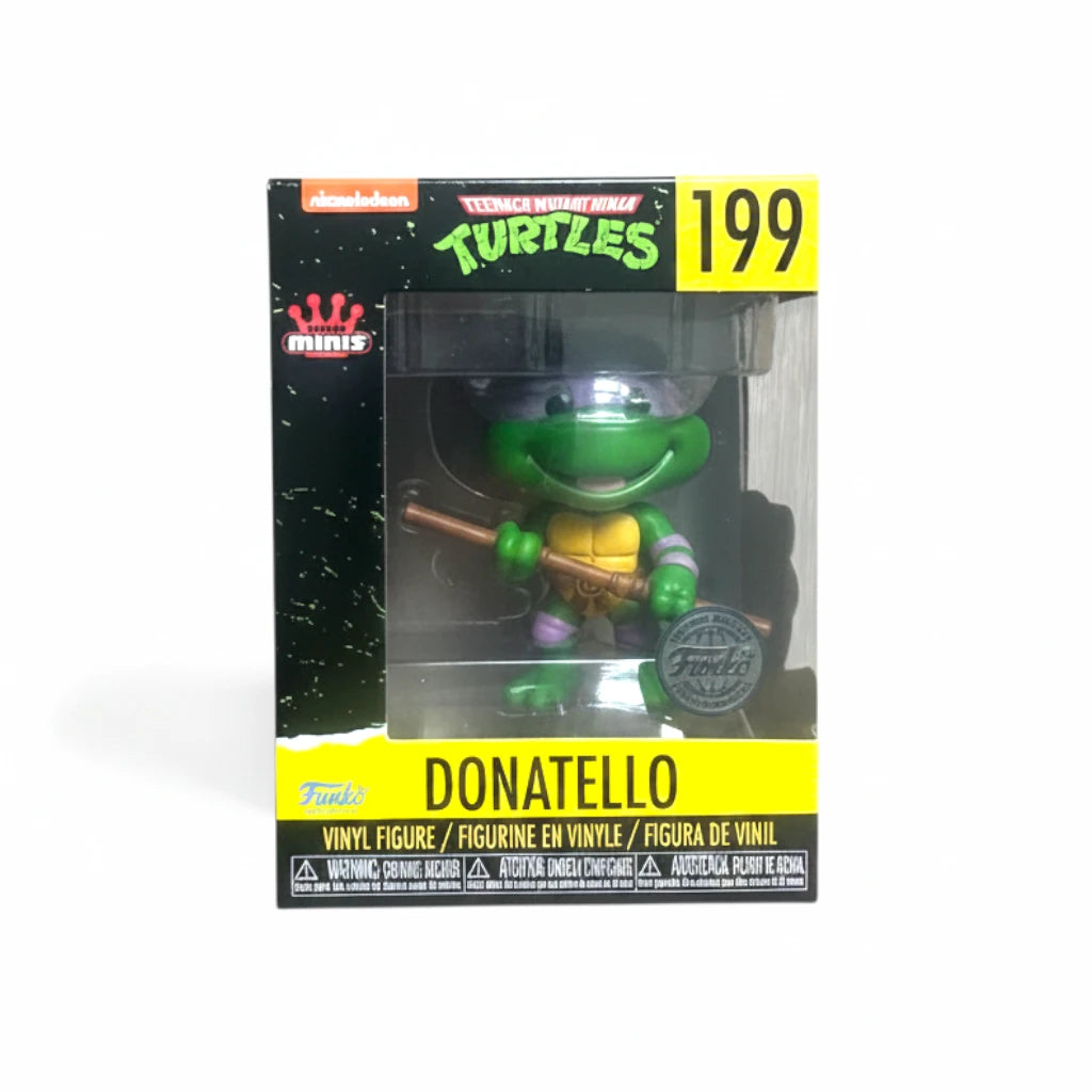 Funko Minis Tortues Ninja - Figurine Donatello n°199 - 7,6 cm