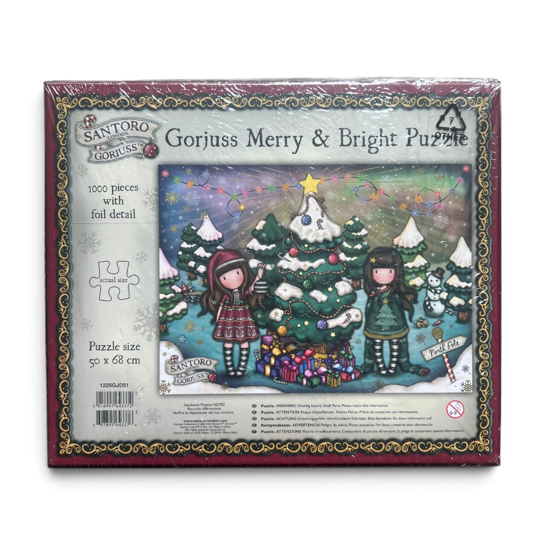 Puzzle Gorjuss Merry & Bright Noël – 1000 pièces