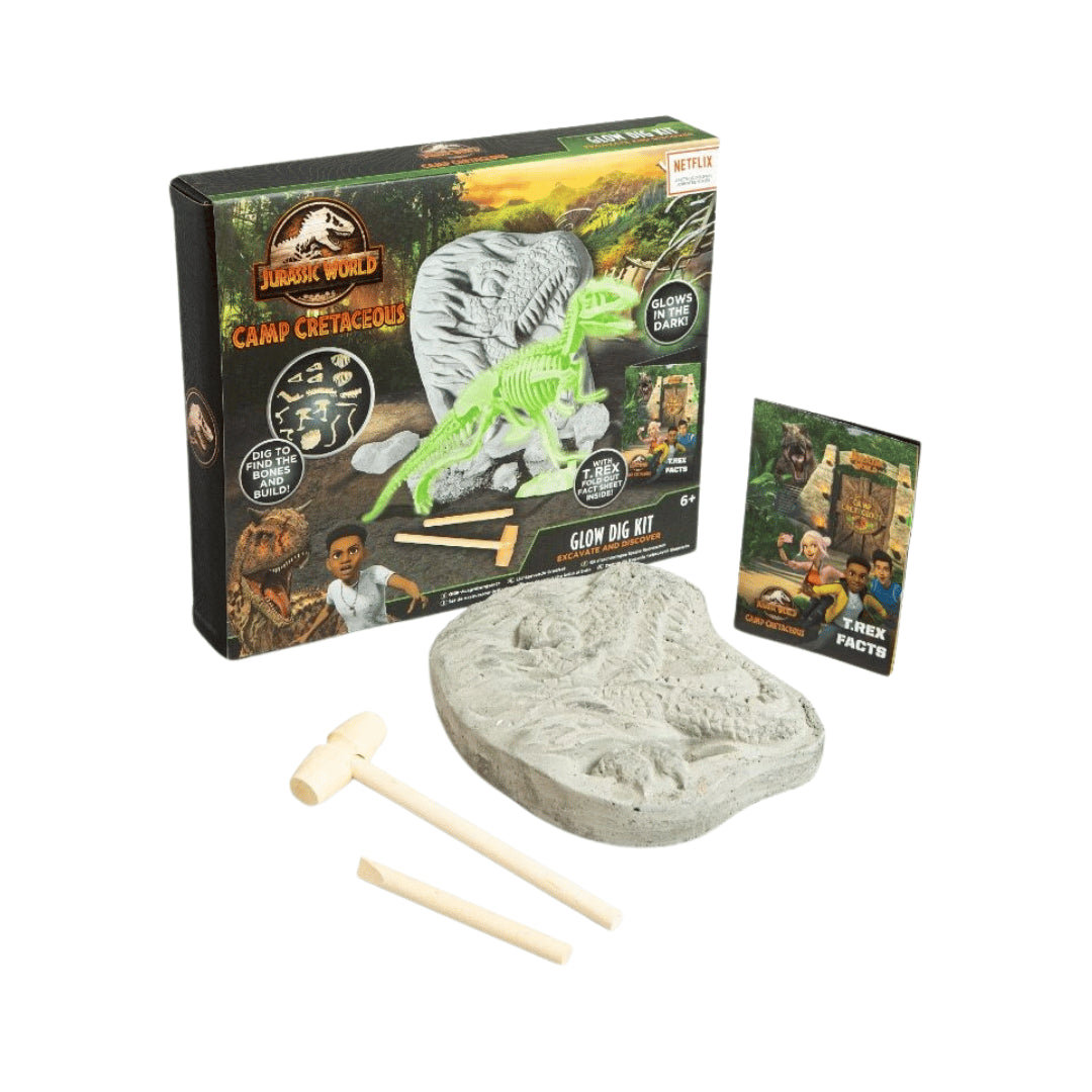 Jurassic World – Kit fouille T-Rex phosphorescent - Netflix