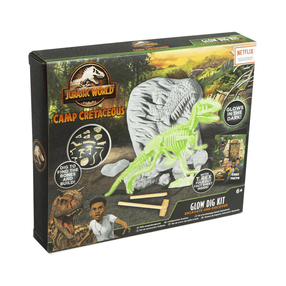 Jurassic World – Kit fouille T-Rex phosphorescent - Netflix