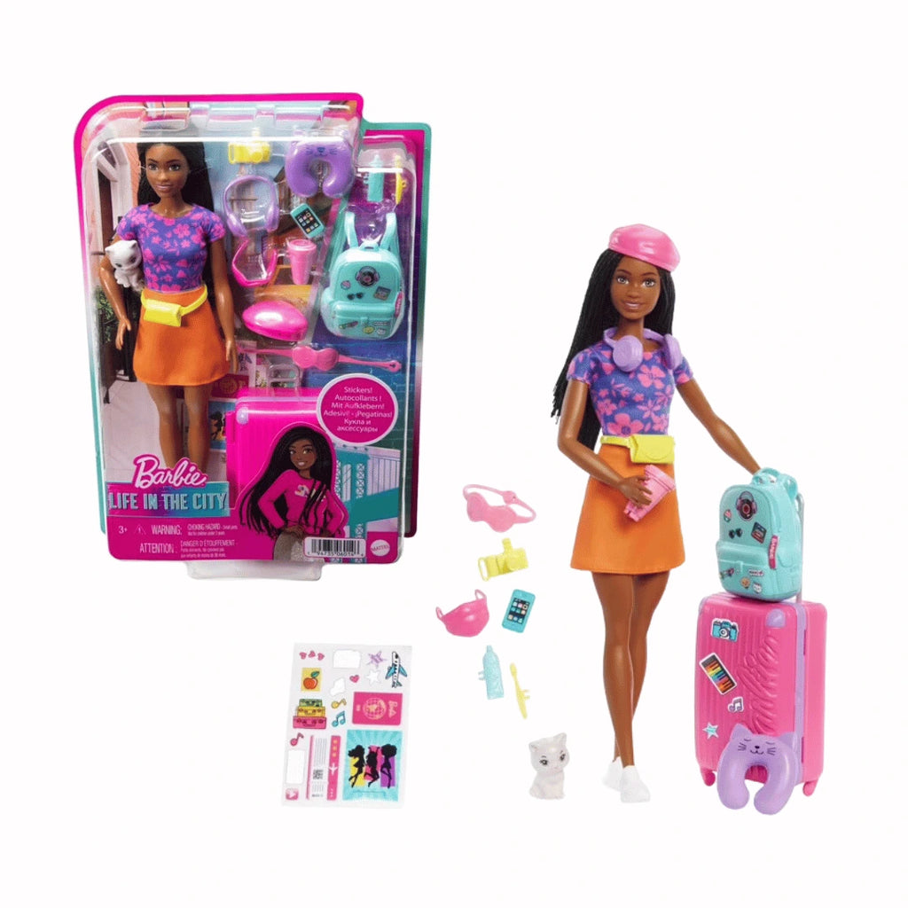 Barbie Brooklyn, Life in the City avec ses accessoires - Mattel
