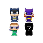 Funko Bitty Pop - Pack de 4 figurines : Batman, Riddler, Batgirl & Mystery