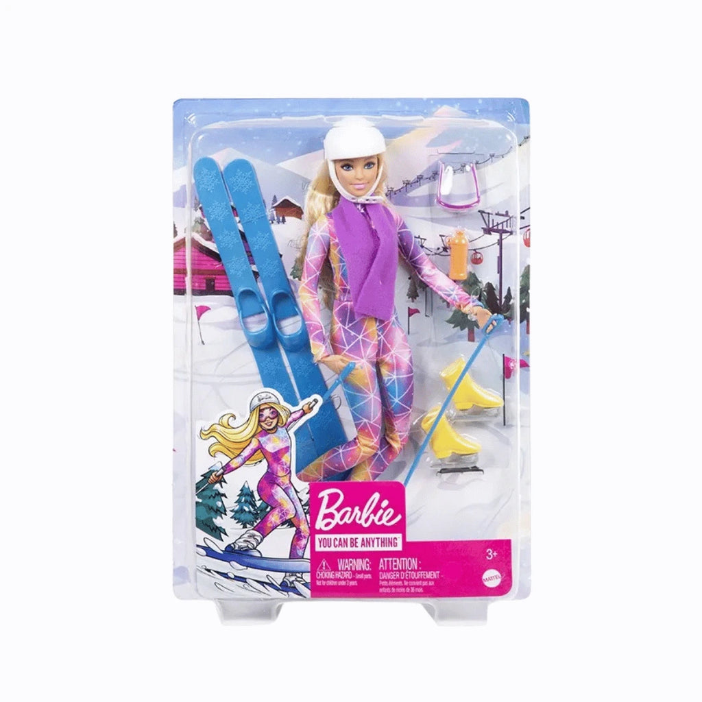 Coffret Barbie Sport d’Hiver - Ski & Patinage - Mattel