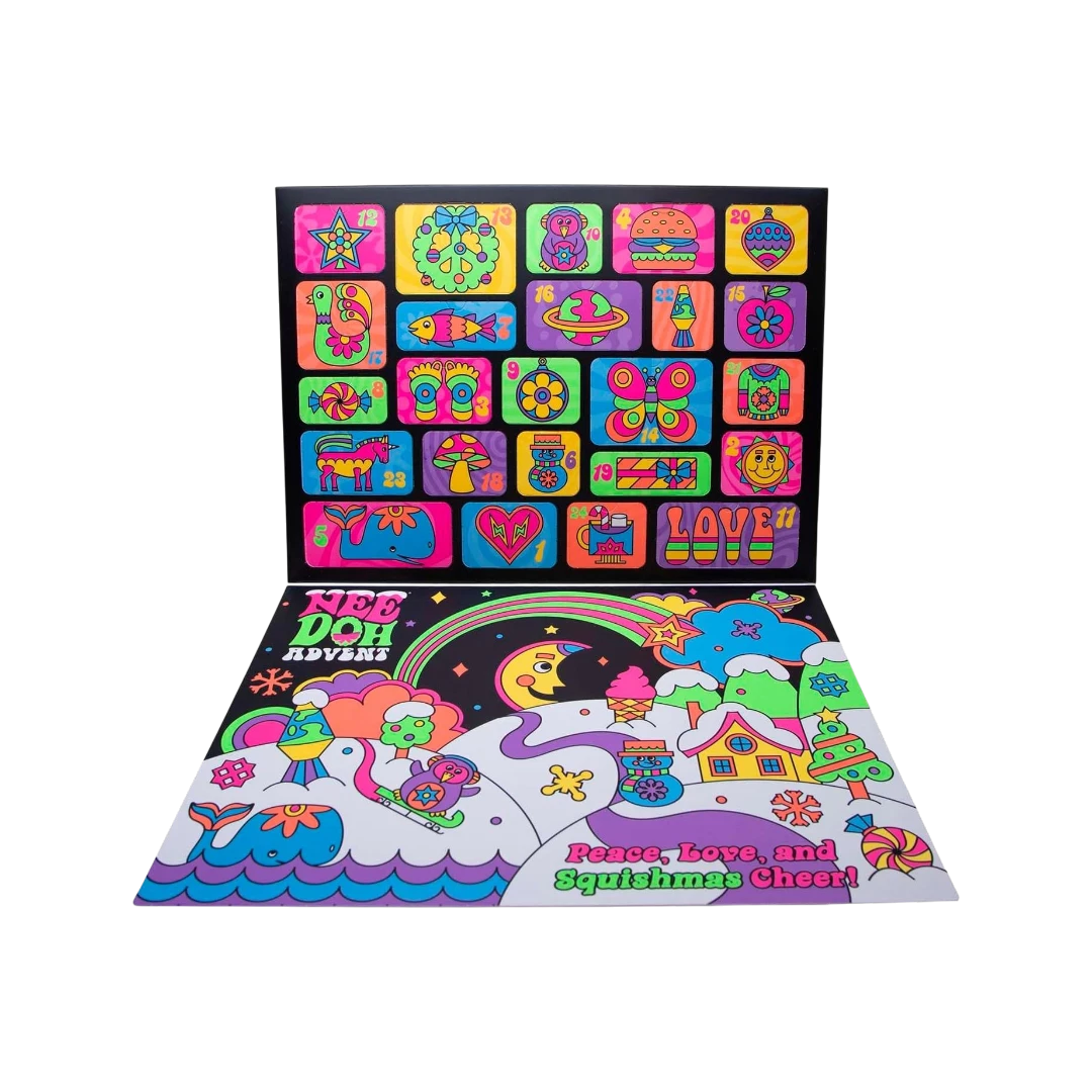 NeeDoh - Calendrier de l’Avent - 24 surprises sensorielles