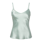 Calvin Klein - Débardeur Femme satin vert pastel