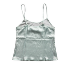 Calvin Klein - Débardeur Femme satin vert pastel