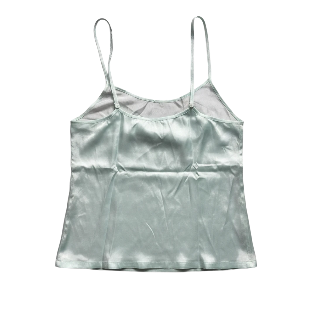 Calvin Klein - Débardeur Femme satin vert pastel