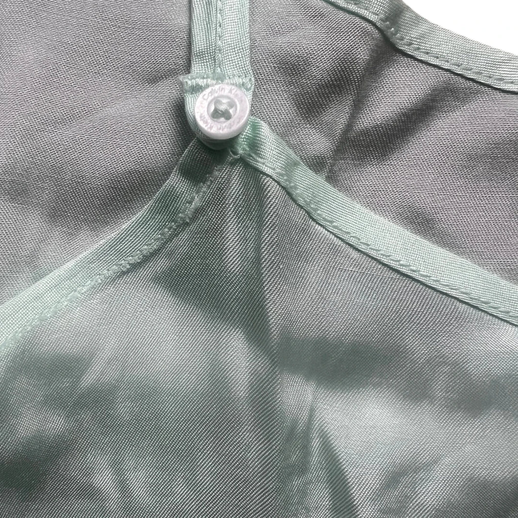 Calvin Klein - Débardeur Femme satin vert pastel
