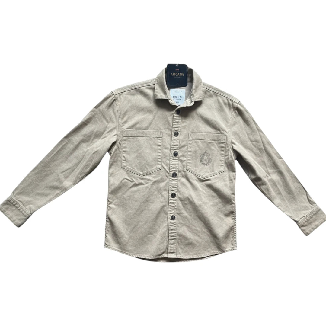 Celio x Arcane - Surchemise beige avec motifs