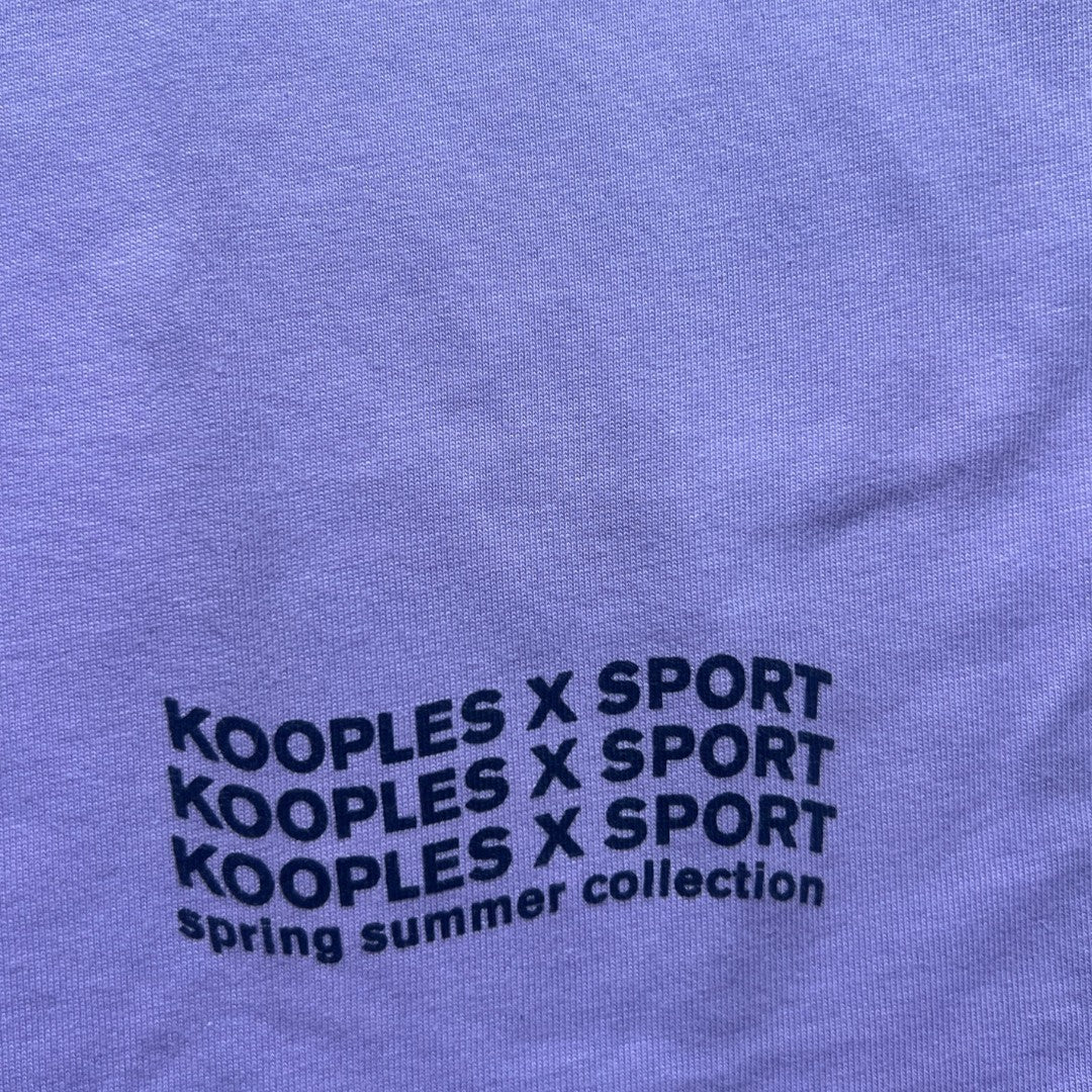 The Kooples Sport - T-shirt violet lavande Homme - Taille 2