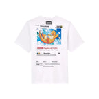 Pokémon - T-shirt Dracolosse carte collector - Blanc