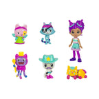 Gabby et la Maison Magique - Coffret 6 figurines Fête costumée - Dreamworks
