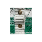 Ganni – Gilet pour femme en laine - Vert/écru