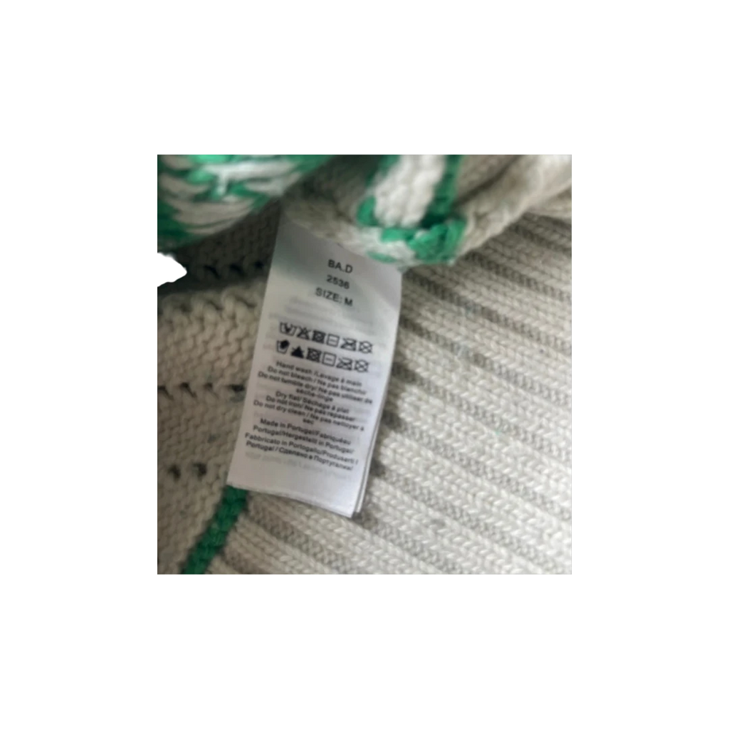 Ganni – Gilet pour femme en laine - Vert/écru