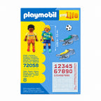 PLAYMOBIL My Life - Joueurs de football 72058 – 8 pièces