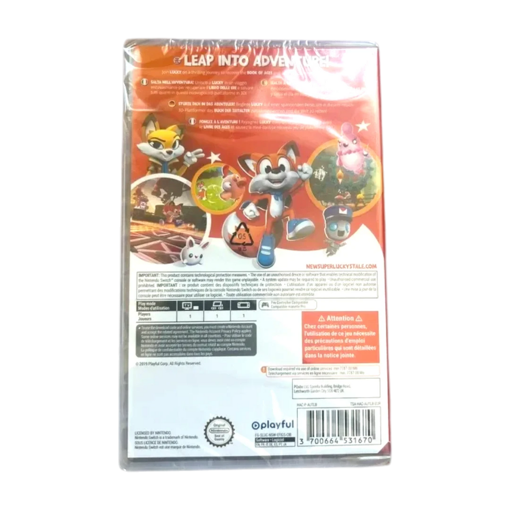 Nintendo Switch - New Super Lucky’s Tale – Code à télécharger