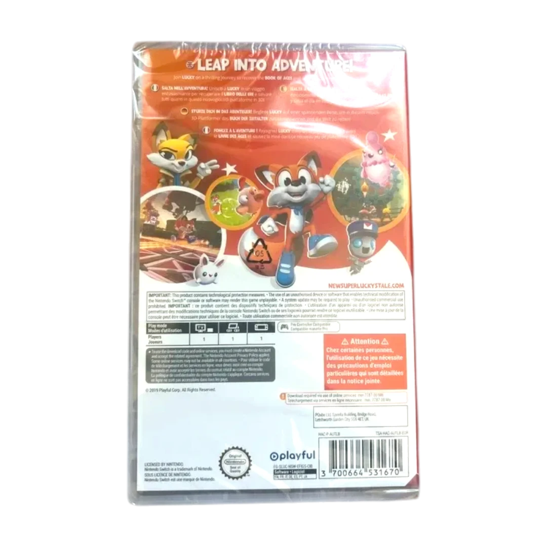 Nintendo Switch - New Super Lucky’s Tale – Code à télécharger