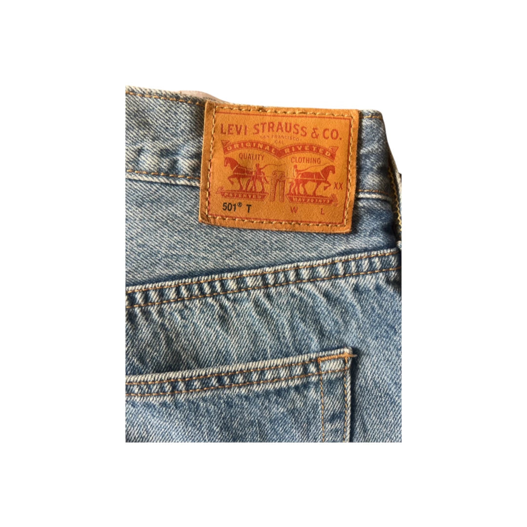 Levi's 501T – Jean Femme Brodé Roses W27 L26