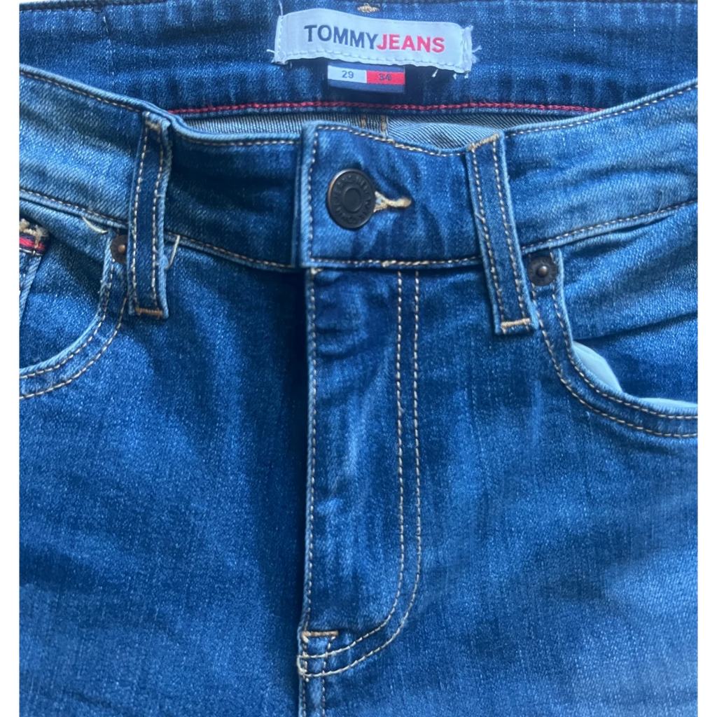 Tommy Jeans - Jean homme Austin Slim Tapered bleu – W29 L34