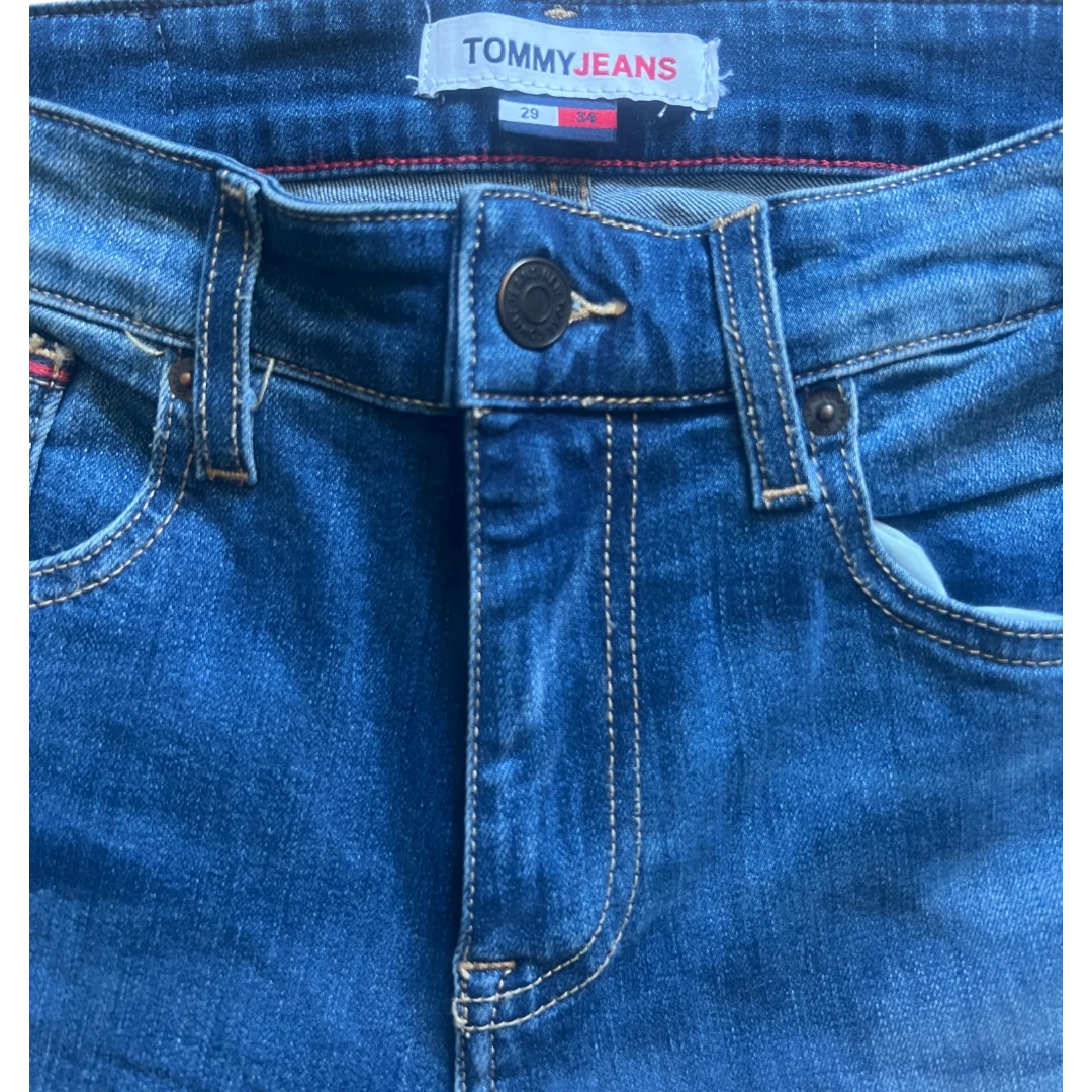 Tommy Jeans - Jean homme Austin Slim Tapered bleu – W29 L34