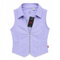 Levi's - Veste sans manches lilas zippé – Femme