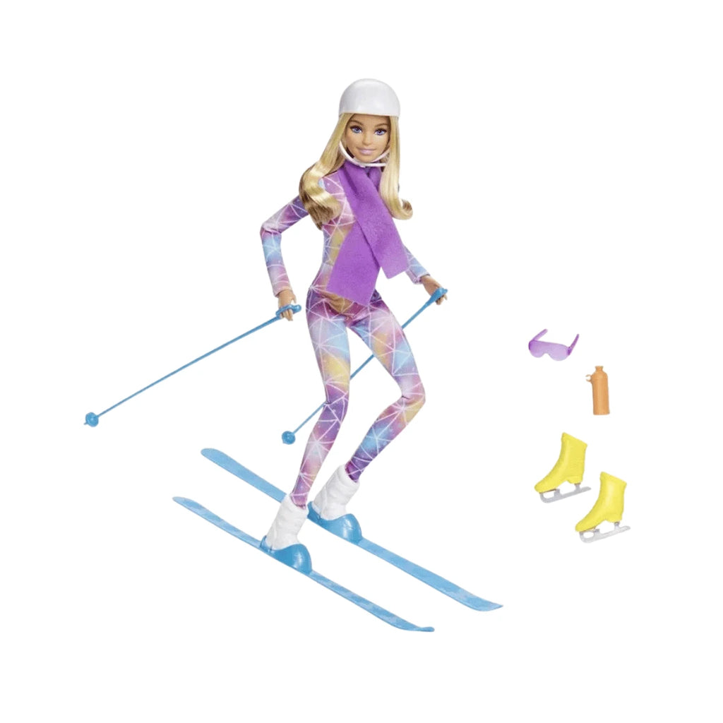 Coffret Barbie Sport d’Hiver - Ski & Patinage - Mattel