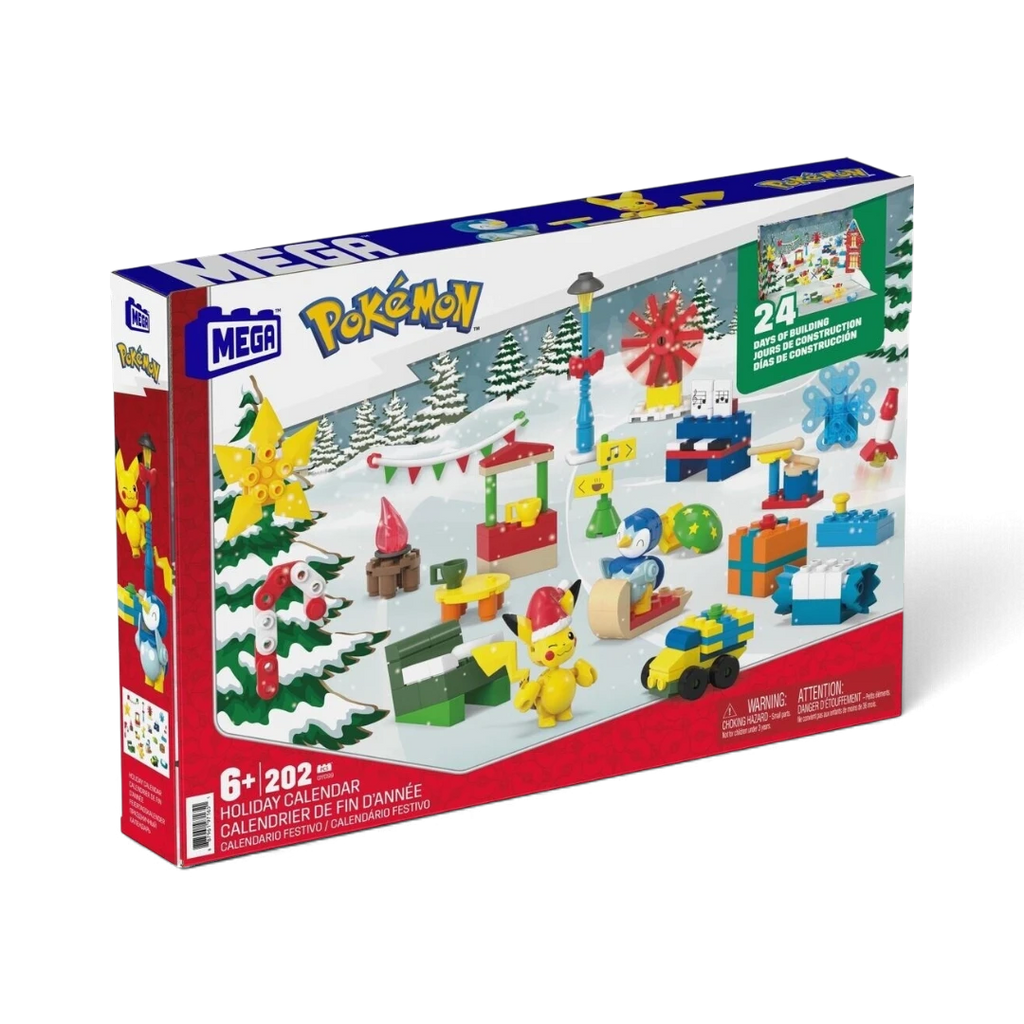 MEGA - Calendrier de l’Avent Pokémon - 202 pièces