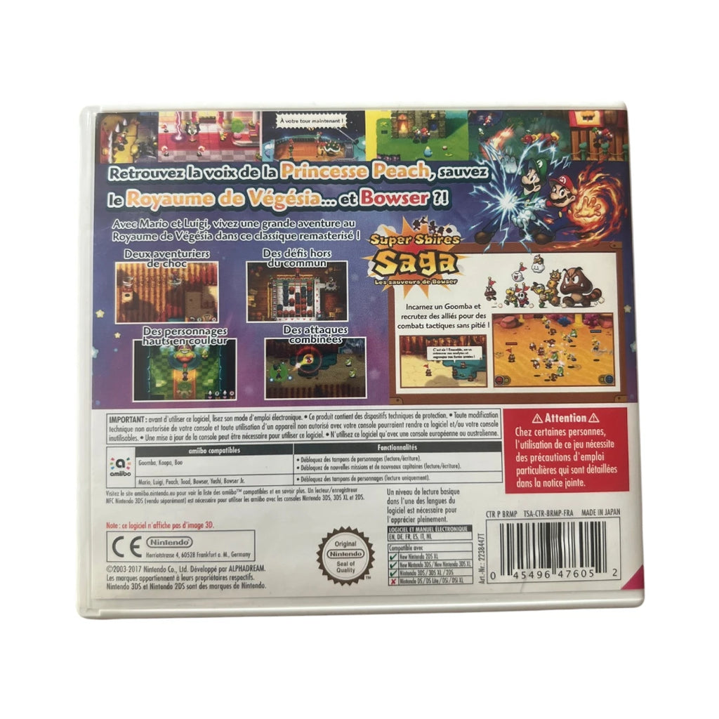 Nintendo 3DS - Mario & Luigi Superstar Saga + Les Sbires de Bowser