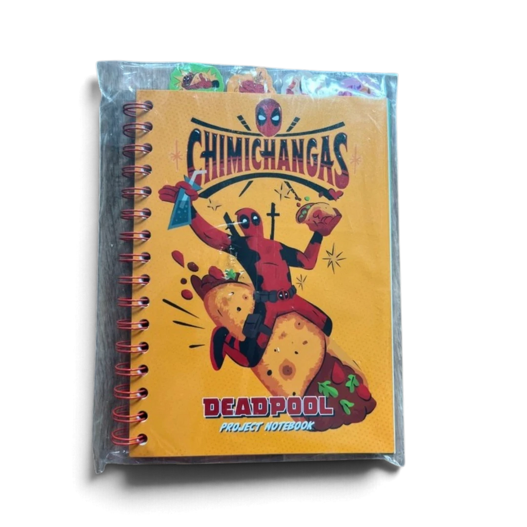 Carnet Deadpool Project Notebook A5 – Chimichangas