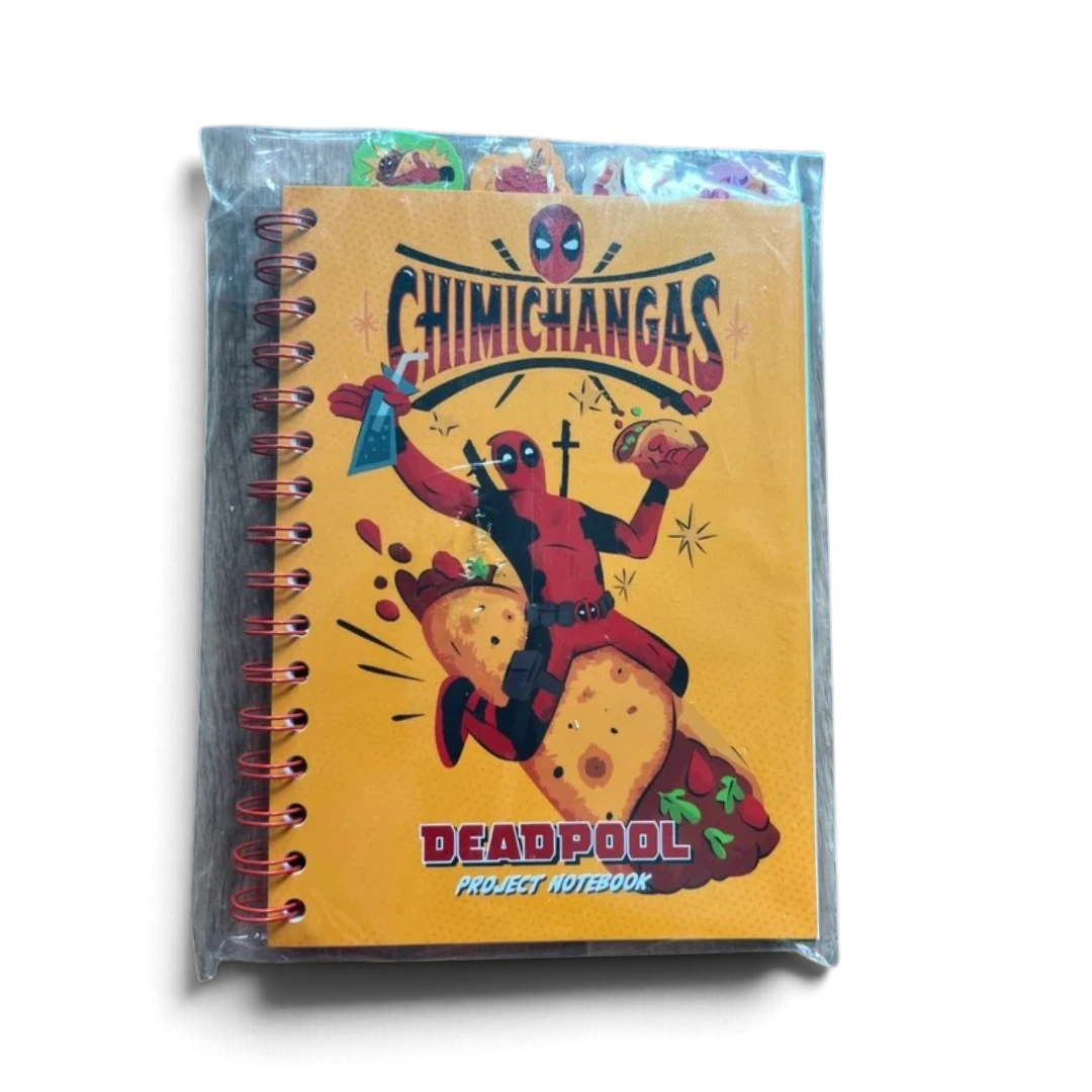 Carnet Deadpool Project Notebook A5 – Chimichangas
