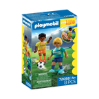 PLAYMOBIL My Life - Joueurs de football 72058 – 8 pièces