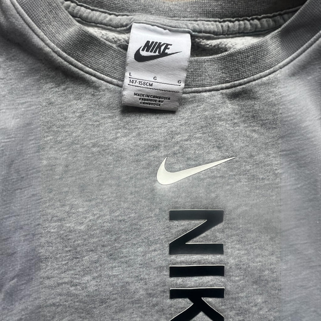 Sweat Nike Hybrid Crew gris Enfant L 147-158 cm
