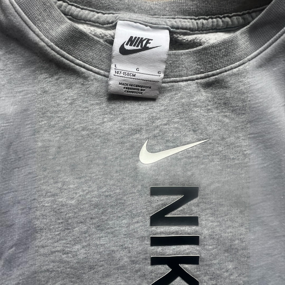 Sweat Nike Hybrid Crew gris Enfant L 147-158 cm