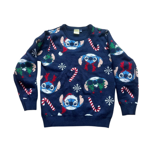 Disney - Pull de Noël Stitch Enfant 7/8 ans