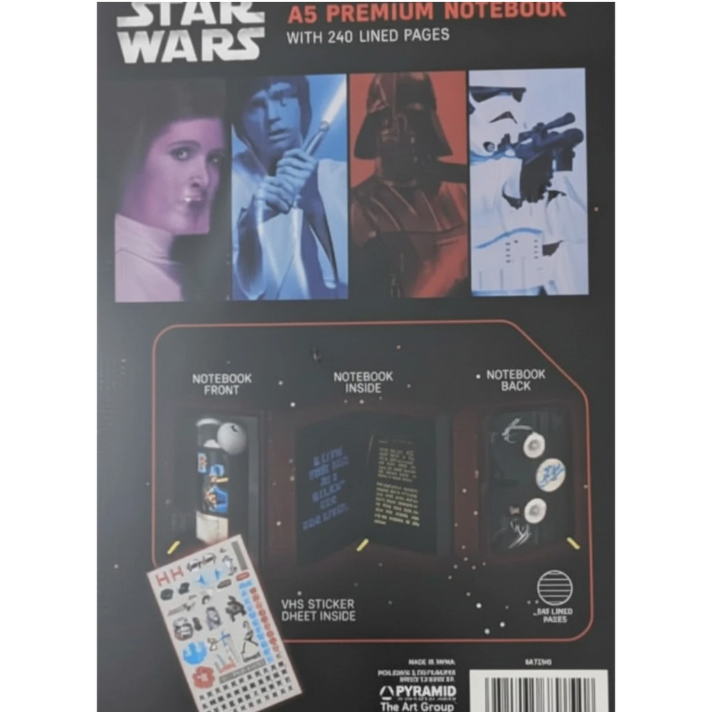Pyramid - Star Wars A New Hope VHS – Carnet A5 Premium 240 pages